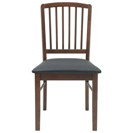 Matstolar 2 pcs Ljusbrun 50 x 52,5 x 91 cm Massiv Gummiträ