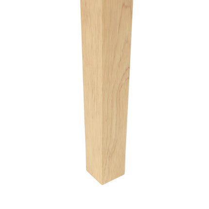 Matstolar 2 pcs Naturfärg 50 x 52,5 x 91 cm Massiv Gummiträ