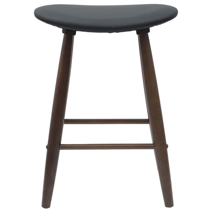 Matstolar 2 pcs Ljusbrun 46 x 37 x 63 cm Massiv Gummiträ