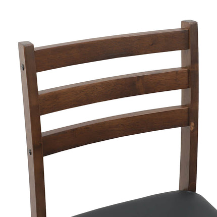Matstolar 2 pcs Ljusbrun 40 x 47,5 x 99,5 cm Massiv Gummiträ