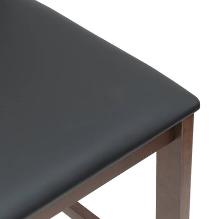 Matstolar 2 pcs Ljusbrun 40 x 47,5 x 99,5 cm Massiv Gummiträ