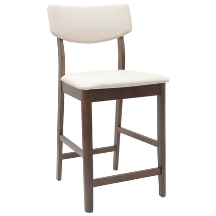 Matstolar 2 pcs Ljusbrun 48 x 49 x 95 cm Massiv Gummiträ