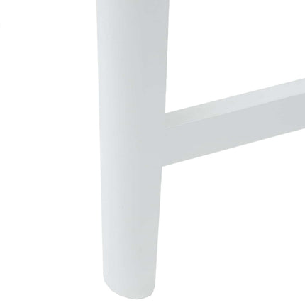 Matstolar 2 pcs Vit 48 x 49 x 95 cm Massiv Gummiträ
