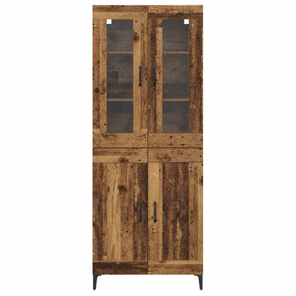 Skåp Gammalt trä 69,5 x 34 x 180 cm Konstruerat trä