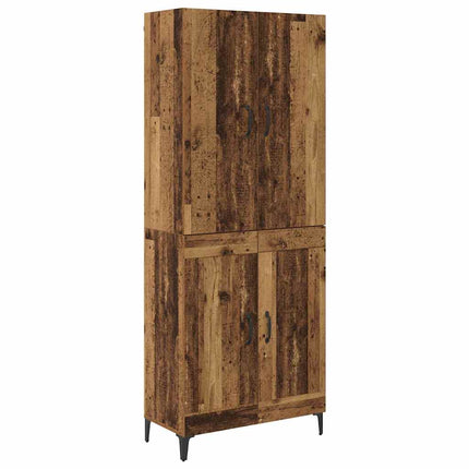 Skåp Gammalt trä 69,5 x 34 x 180 cm Konstruerat trä