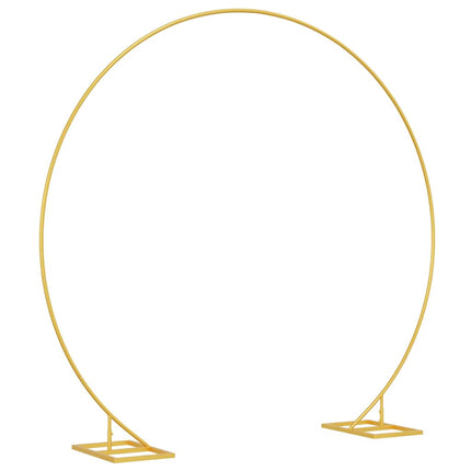 Bröllopsbåge Guld 220 x 45 x 200 cm Stål