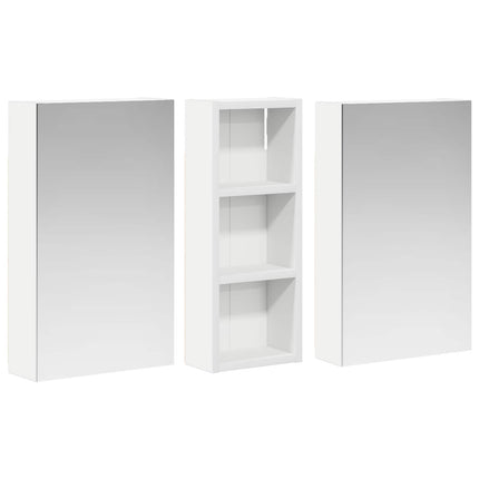 Badrumsskåpsset 3 pcs 80 x 10,5 x 50 cm Konstruerat trä