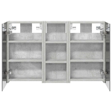 Badrumsskåpsset 3 pcs 80 x 10,5 x 50 cm Konstruerat trä
