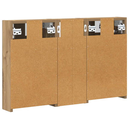 Badrumsskåpsset 3 pcs 80 x 10,5 x 50 cm Konstruerat trä
