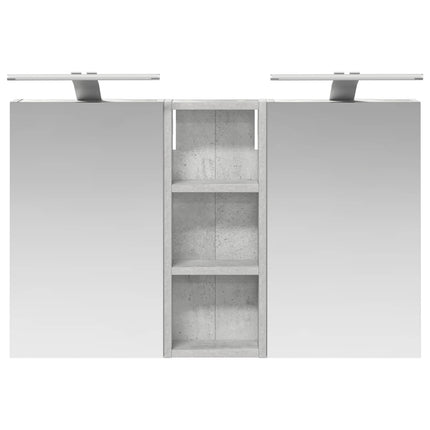 Badrumsskåpsset 3 pcs 80 x 10,5 x 50 cm Konstruerat trä