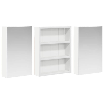 Badrumsskåpsset 3 pcs 100 x 10,5 x 50 cm Konstruerat trä