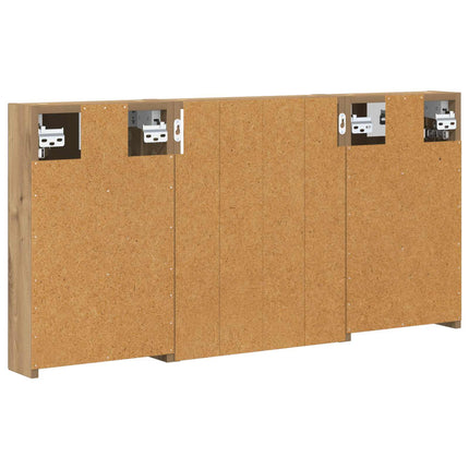 Badrumsskåpsset 3 pcs 100 x 10,5 x 50 cm Konstruerat trä