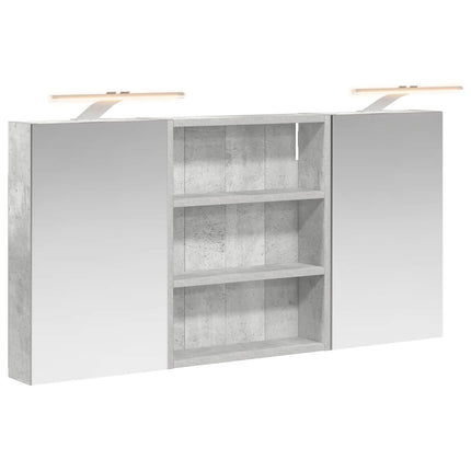Badrumsskåpsset 3 pcs 100 x 10,5 x 50 cm Konstruerat trä