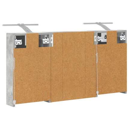 Badrumsskåpsset 3 pcs 100 x 10,5 x 50 cm Konstruerat trä