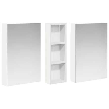 Badrumsskåpsset 3 pcs 100 x 10,5 x 60,5 cm Konstruerat trä