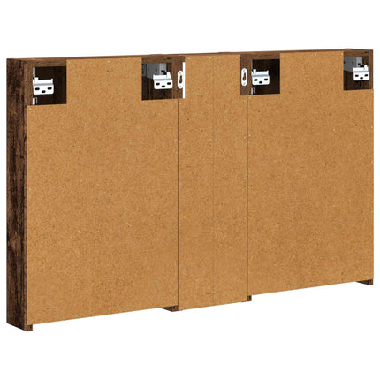 Badrumsskåpsset 3 pcs 100 x 10,5 x 60,5 cm Konstruerat trä