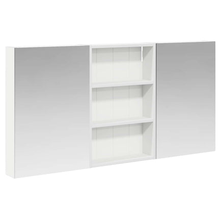 Badrumsskåpsset 3 pcs 120 x 10,5 x 60,5 cm Konstruerat trä