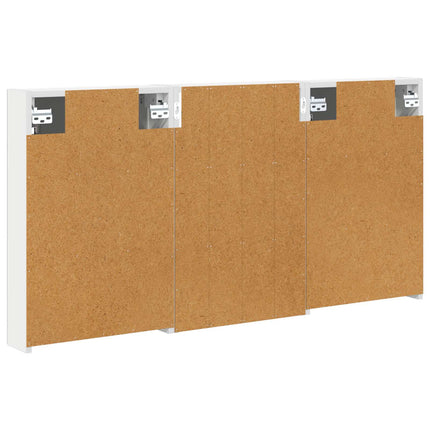 Badrumsskåpsset 3 pcs 120 x 10,5 x 60,5 cm Konstruerat trä
