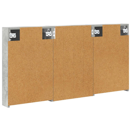 Badrumsskåpsset 3 pcs 120 x 10,5 x 60,5 cm Konstruerat trä