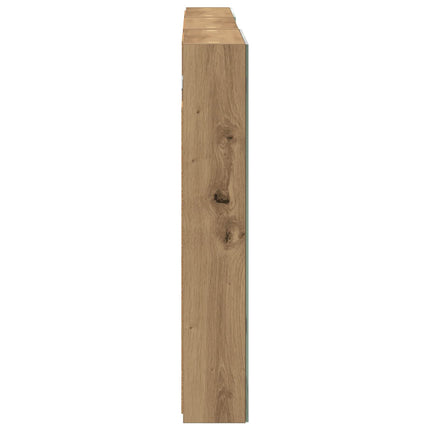 Badrumsskåpsset 3 pcs 120 x 10,5 x 60,5 cm Konstruerat trä