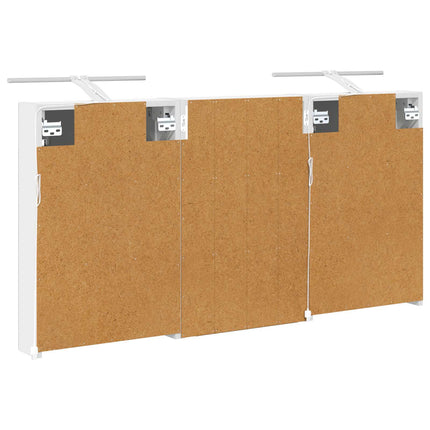 Badrumsskåpsset 3 pcs 120 x 10,5 x 60,5 cm Konstruerat trä