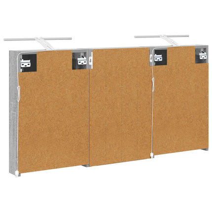 Badrumsskåpsset 3 pcs 120 x 10,5 x 60,5 cm Konstruerat trä