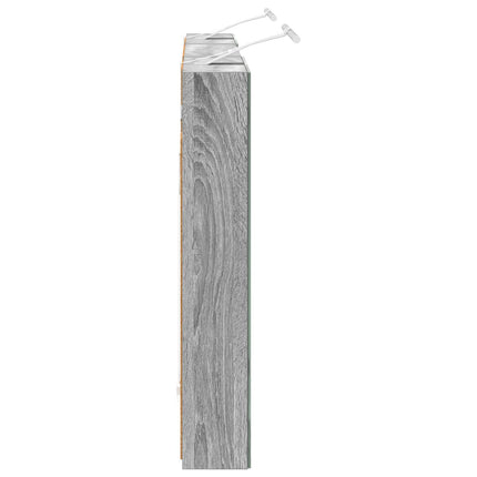 Badrumsskåpsset 3 pcs 120 x 10,5 x 60,5 cm Konstruerat trä