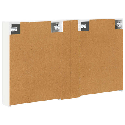 Badrumsskåpsset 3 pcs 120 x 14,5 x 70 cm Konstruerat trä