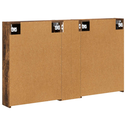 Badrumsskåpsset 3 pcs 120 x 14,5 x 70 cm Konstruerat trä