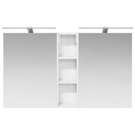 Badrumsskåpsset 3 pcs 120 x 14,5 x 70 cm Konstruerat trä