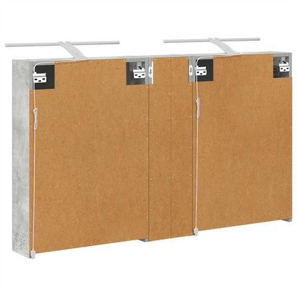 Badrumsskåpsset 3 pcs 120 x 14,5 x 70 cm Konstruerat trä