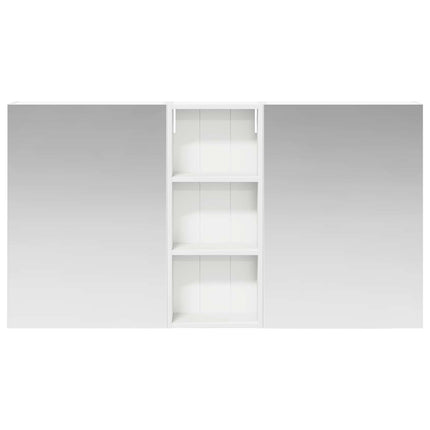 Badrumsskåpsset 3 pcs 130 x 14,5 x 70 cm Konstruerat trä