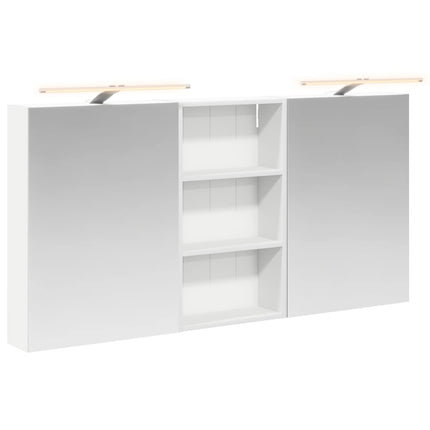 Badrumsskåpsset 3 pcs 140 x 14,5 x 70 cm Konstruerat trä