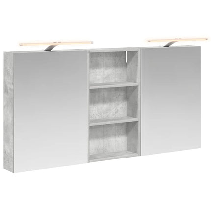 Badrumsskåpsset 3 pcs 140 x 14,5 x 70 cm Konstruerat trä