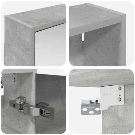 Badrumsskåpsset för 3 pcs 116 x 16 x 62,5 cm Konstruerat trä