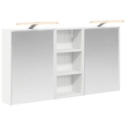 Badrumsskåpsset för 3 pcs 116 x 16 x 62,5 cm Konstruerat trä