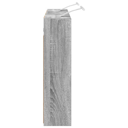 Badrumsskåpsset för 3 pcs 116 x 16 x 62,5 cm Konstruerat trä