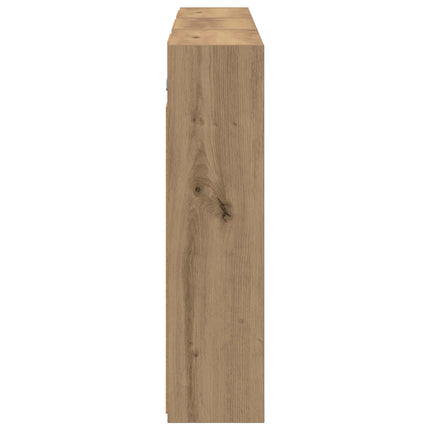 Badrumsskåpsset 3 pcs 126 x 16 x 62.5 cm Konstruerat trä