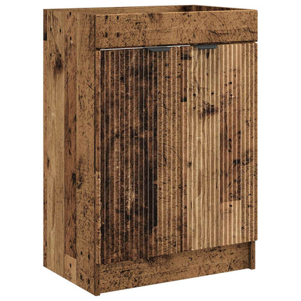 Badrumsmöbelset Gammalt trä 78,5 x 37,5 x 81 cm Konstruerat trä
