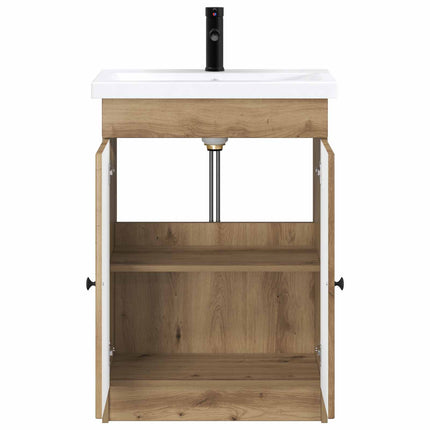 Badrumsmöbelset Artisan-ek 56 x 37,5 x 81 cm Konstruerat trä