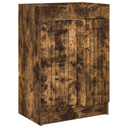 Badrumsmöbelset Rökt ek 78,5 x 37,5 x 81 cm Konstruerat trä