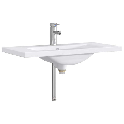 Badrumsmöbelset Sonoma-ek 81 x 40 x 84,5 cm Konstruerat trä