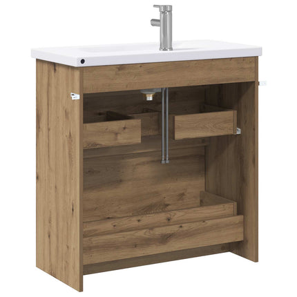 Badrumsmöbelset Artisan-ek 81 x 40 x 84,5 cm Konstruerat trä