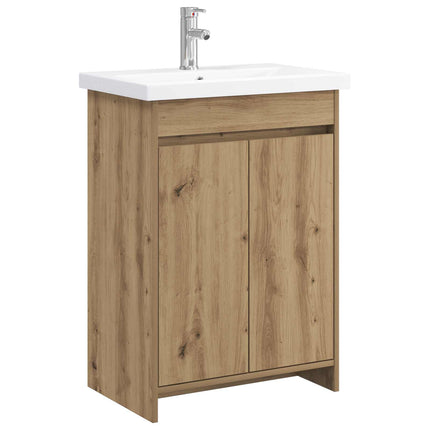 Badrumsmöbelset Artisan-ek 61 x 40 x 84,5 cm Konstruerat trä