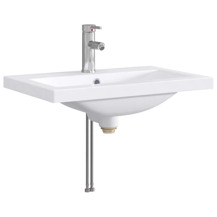 Badrumsmöbelset Svart ek 61 x 40 x 84,5 cm Konstruerat trä