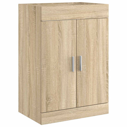 Badrumsmöbelset Sonoma-ek 61 x 40 x 84,5 cm Konstruerat trä