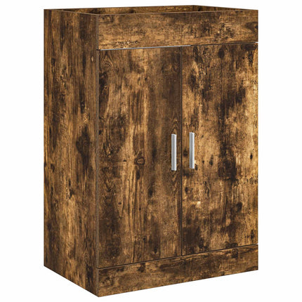Badrumsmöbelset Rökt ek 81 x 40 x 84,5 cm Konstruerat trä