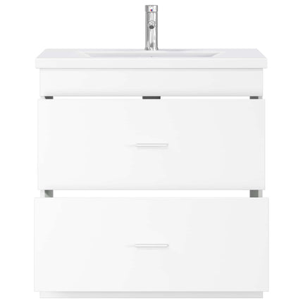 Badrumsmöbelset Vit 81 x 40 x 84,5 cm Konstruerat trä