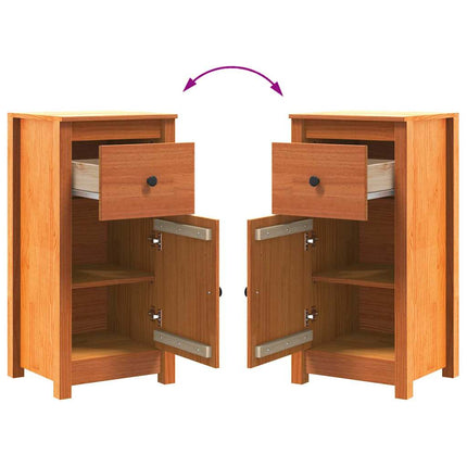 Sideboard 2 pcs Vaxbrun 39 x 34,5 x 80 cm Massiv furu