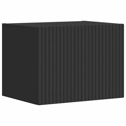 TV Vägghylla 39 x 31 x 29,5 cm Svart Konstruerat trä